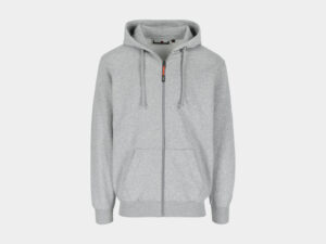 Tobin Hoody met Lange Rits Heather Grey