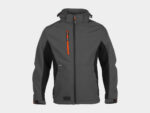 Trystan Softshell Jas Antraciet/Zwart