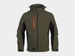 Trystan Softshell Jas Donker Kaki/Zwart