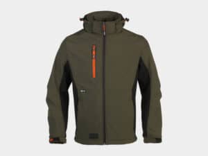 Trystan Softshell Jas Donker Kaki/Zwart