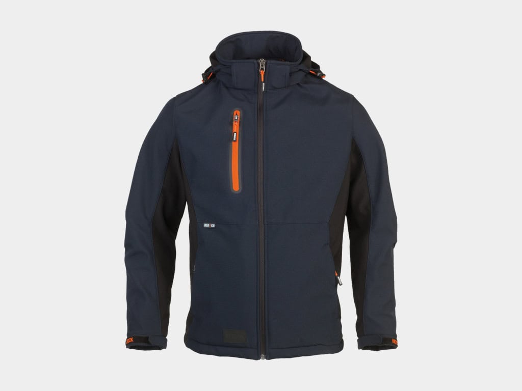 Trystan Softshell Jas Marine/Zwart