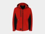 Trystan Softshell Jas Rood/Zwart