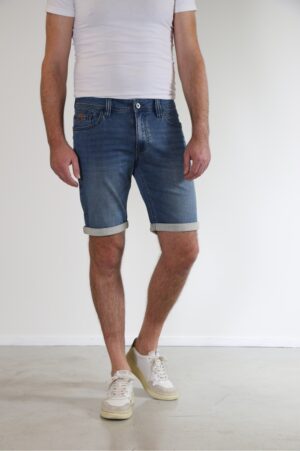 Valero Bermuda Jogg Jeans Stonewash