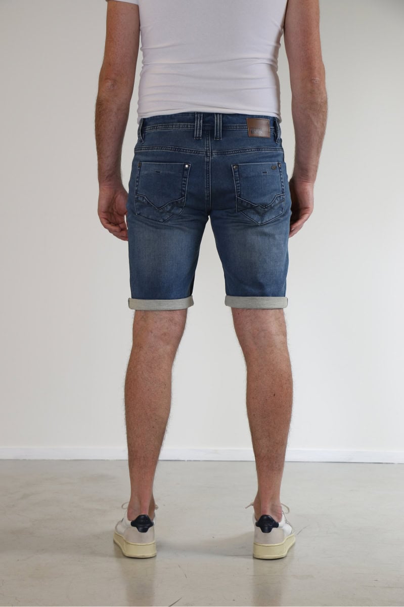 Valero Bermuda Jogg Jeans Stonewash