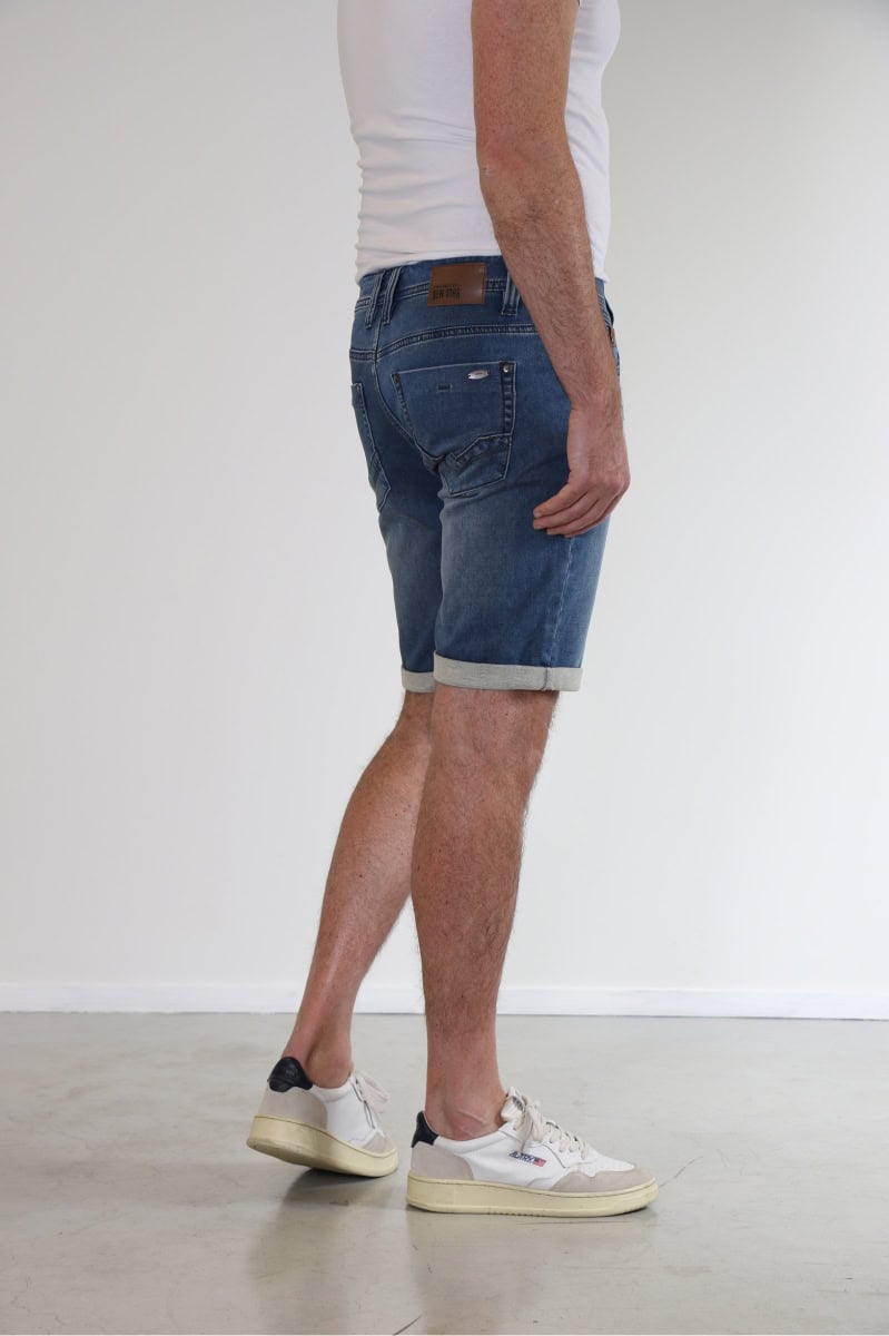 Valero Bermuda Jogg Jeans Stonewash