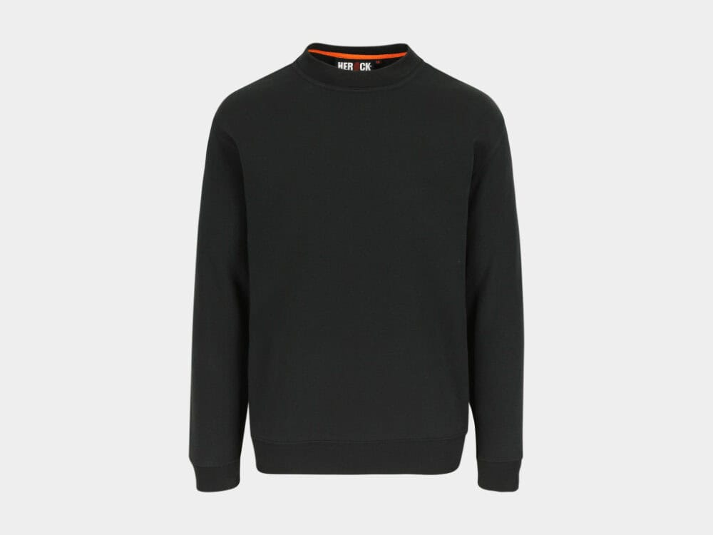 Vidar Sweater Ronde Nek Zwart