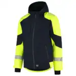 Winterjas Ripstop Reflective Redefined Ink/Fluo-Geel