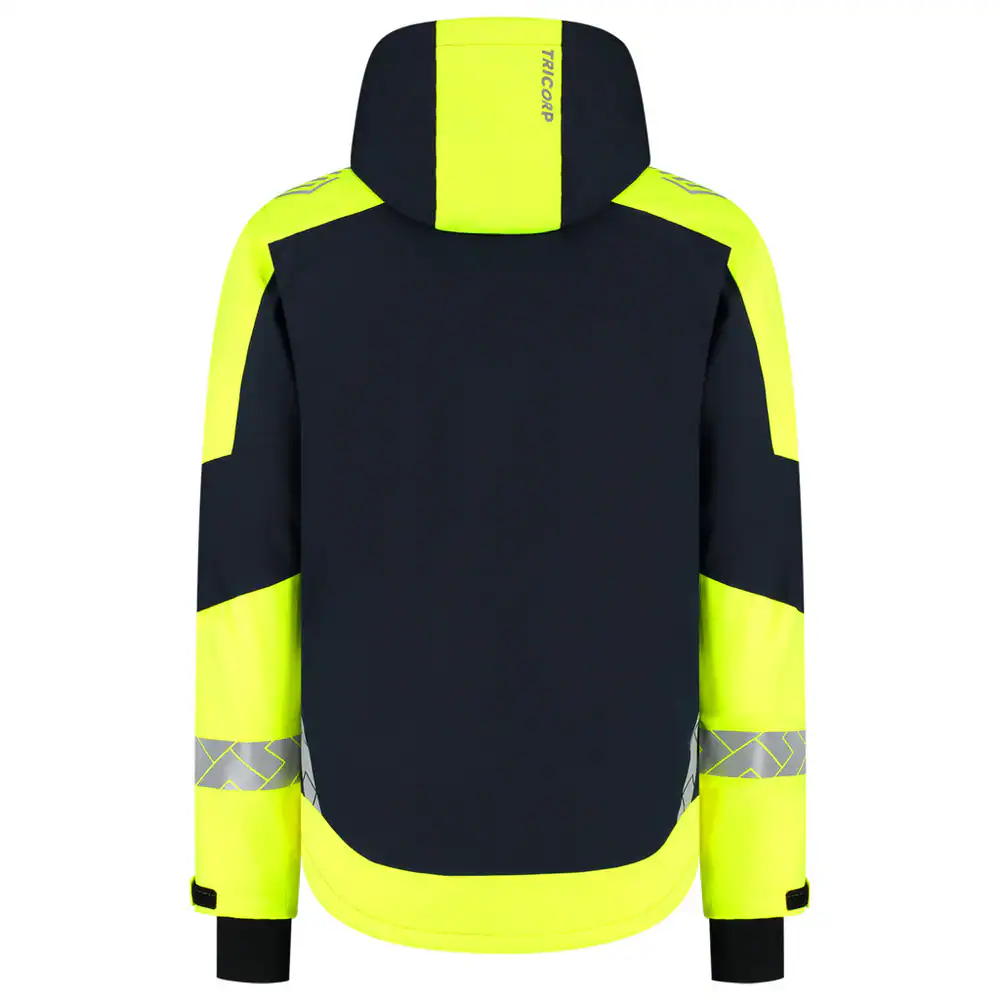 Winterjas Ripstop Reflective Redefined Ink/Fluo-Geel