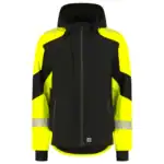 Winterjas Ripstop Reflective Redefined Zwart/Fluo-Geel