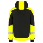 Winterjas Ripstop Reflective Redefined Zwart/Fluo-Geel