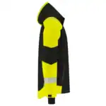 Winterjas Ripstop Reflective Redefined Zwart/Fluo-Geel