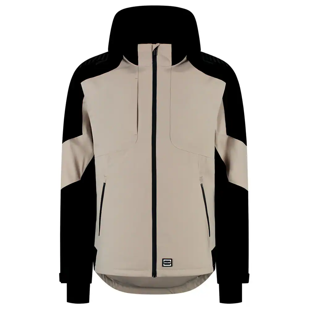 Winterjas met Ripstop Redefined Sand/Zwart