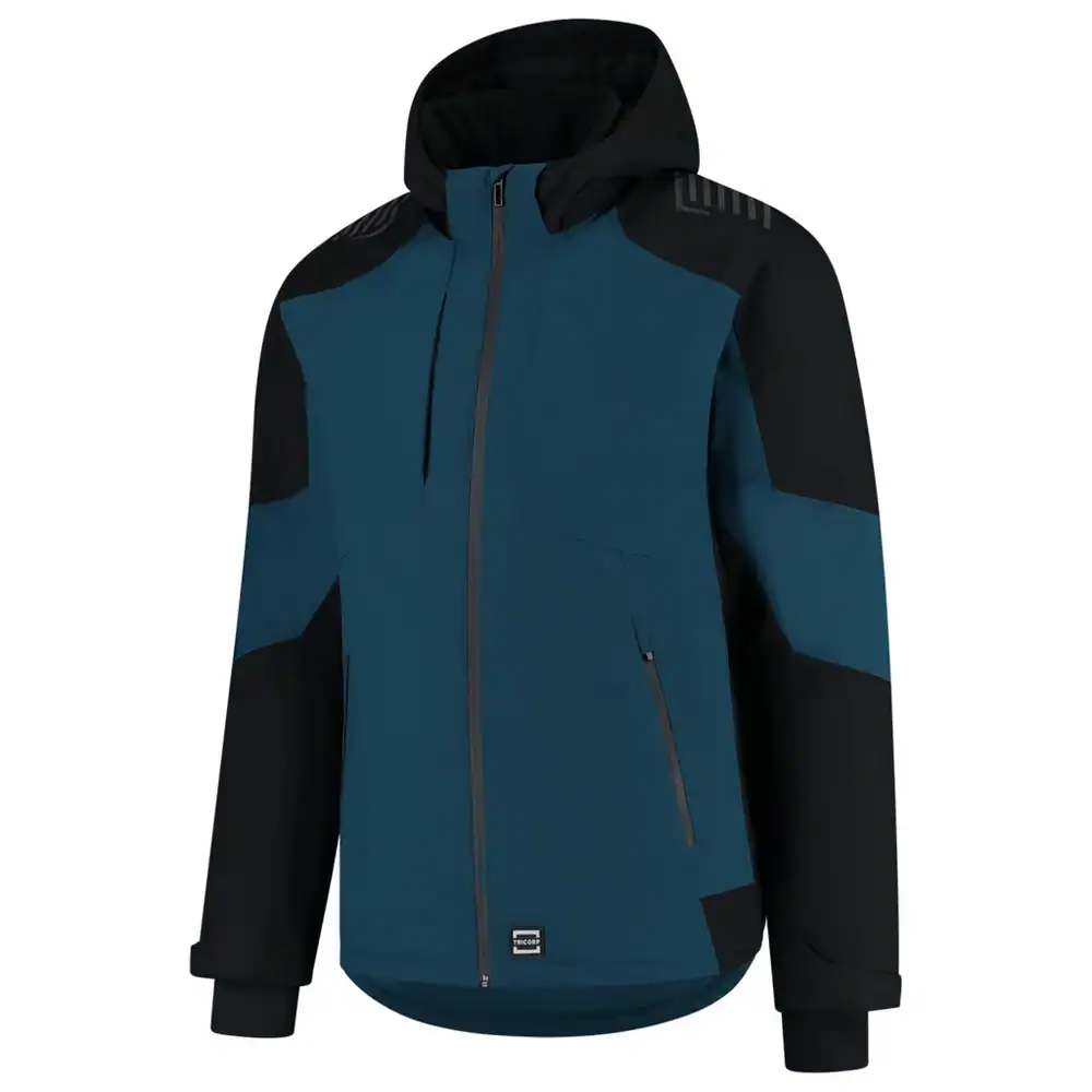 Winterjas met Ripstop Redefined Teal/Zwart
