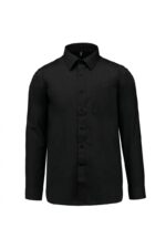 K545 - Jofrey - Herenoverhemd Lange Mouwen Zwart