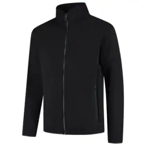 Knitted Fleecejack Redefined Zwart