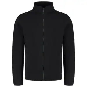 Knitted Fleecejack Redefined Zwart
