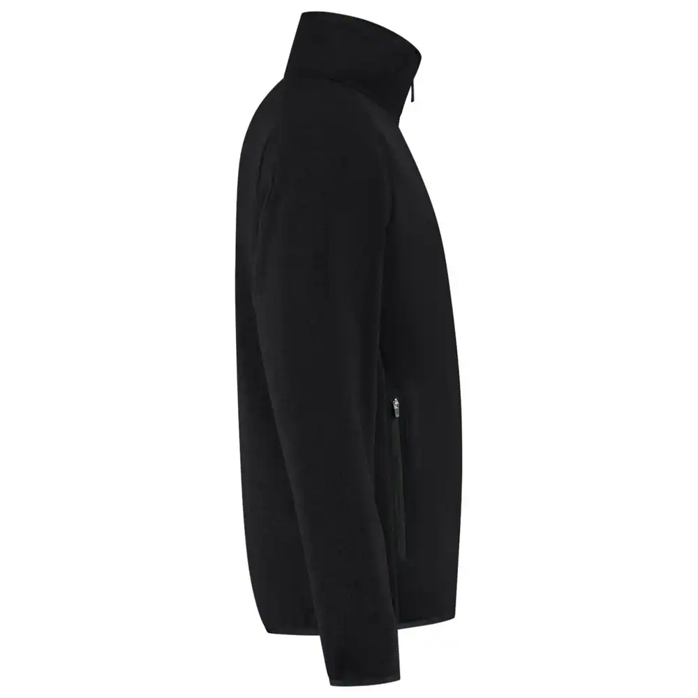 Knitted Fleecejack Redefined Zwart