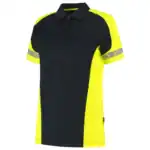 Poloshirt Reflective Redefined Dames Ink/Fluo-Geel