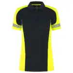 Poloshirt Reflective Redefined Dames Ink/Fluo-Geel