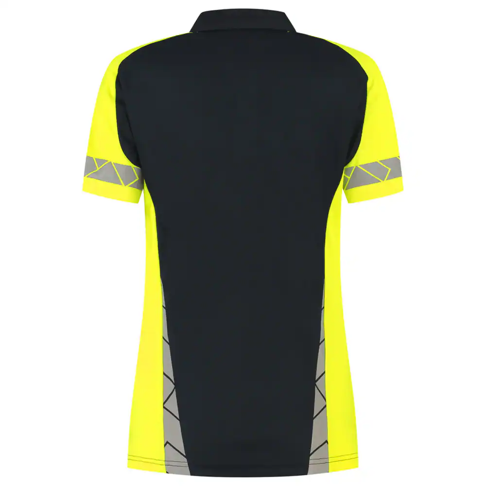 Poloshirt Reflective Redefined Dames Ink/Fluo-Geel