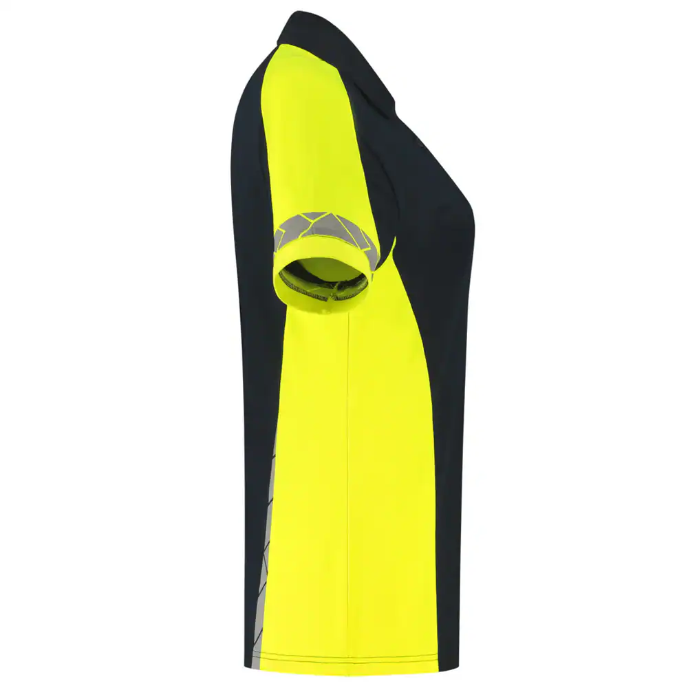 Poloshirt Reflective Redefined Dames Ink/Fluo-Geel