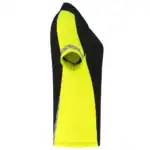 Poloshirt Reflective Redefined Dames Zwart/Fluo-Geel