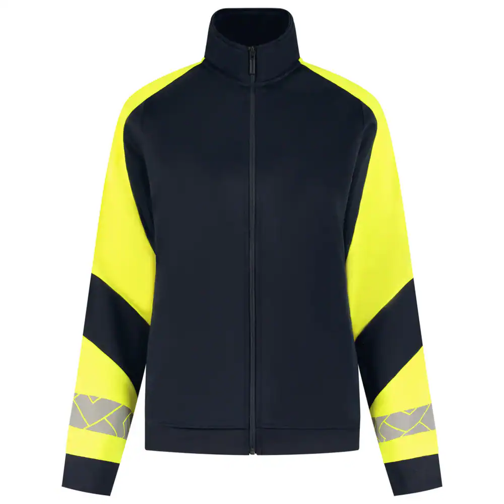 Sweatvest Reflective Dames Redefined Ink/Fluo-Geel