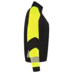 Sweatvest Reflective Dames Redefined Zwart/Fluo-Geel