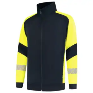 Sweatvest Reflective Redefined Ink/Fluo-Geel