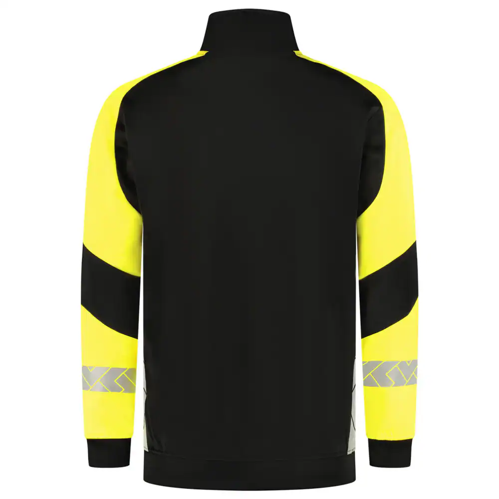 Sweatvest Reflective Redefined Zwart/Fluo-Geel