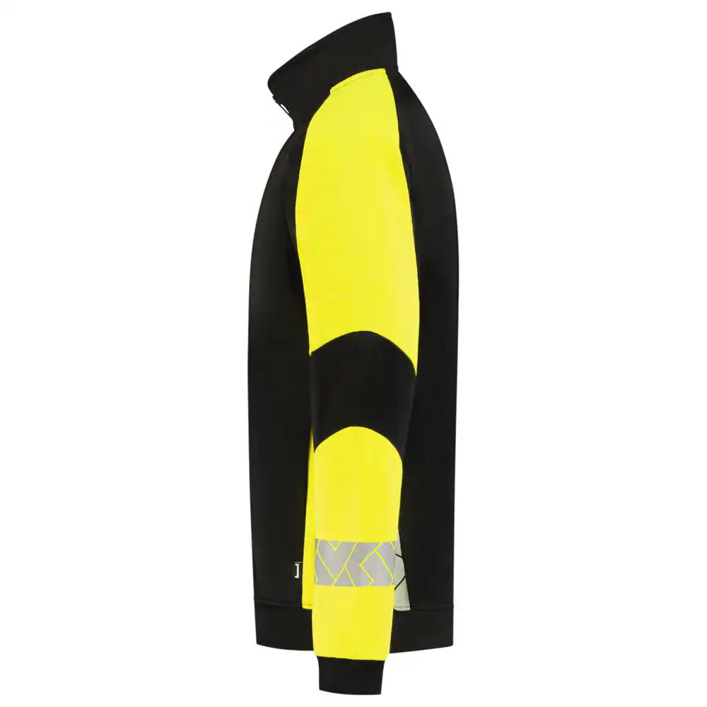 Sweatvest Reflective Redefined Zwart/Fluo-Geel