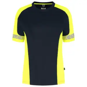 T-Shirt Reflective Dames Redefined Ink/Fluo-Geel COPY