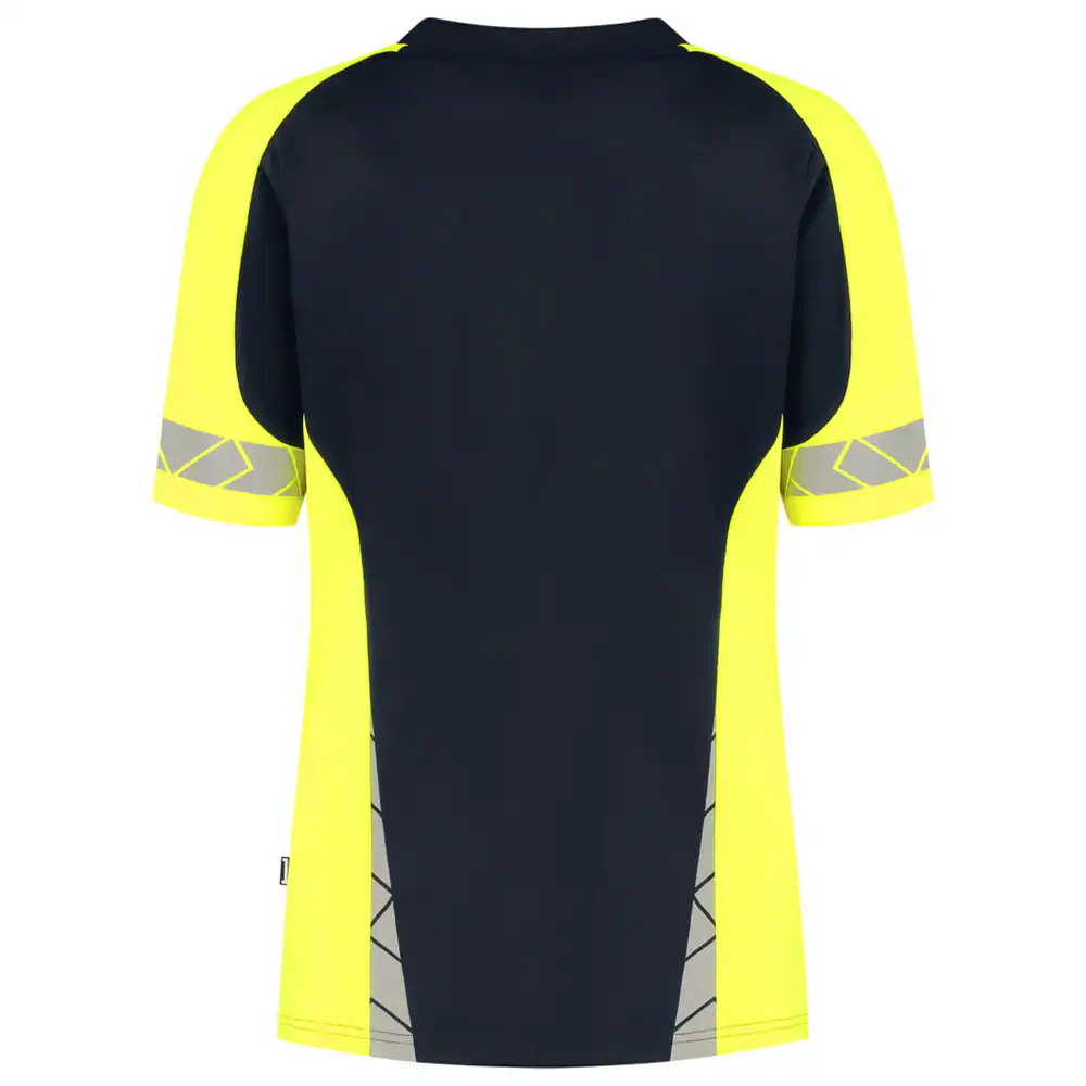 T-Shirt Reflective Dames Redefined Ink/Fluo-Geel