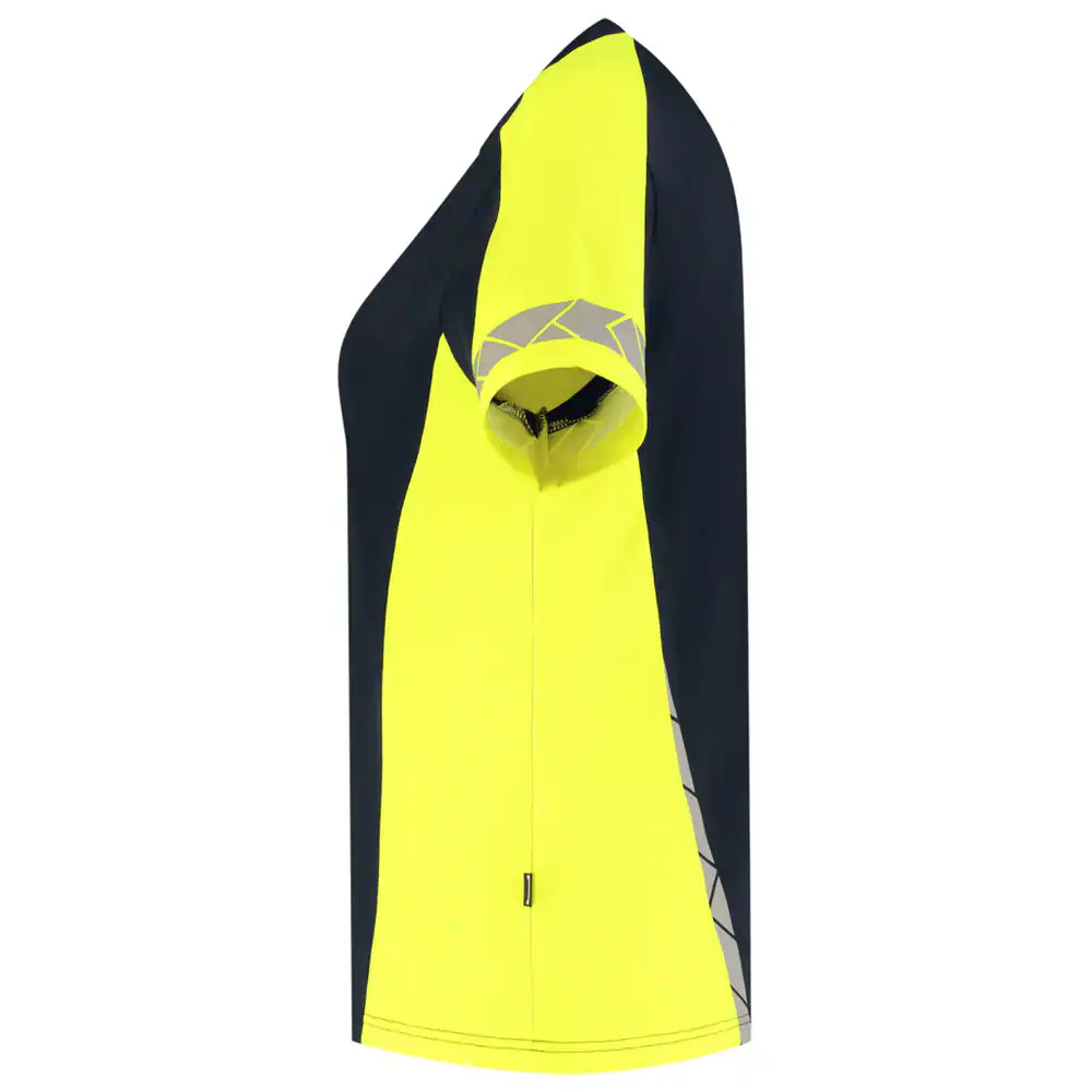 T-Shirt Reflective Dames Redefined Ink/Fluo-Geel