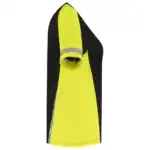 T-Shirt Reflective Dames Redefined Zwart/Fluo-Geel