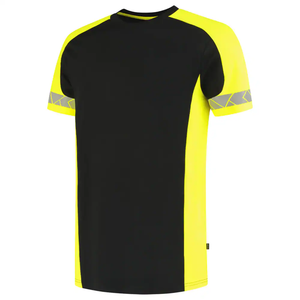 T-Shirt Reflective Redefined Zwart/Fluo-Geel