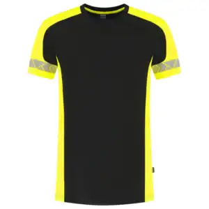 T-Shirt Reflective Redefined Zwart/Fluo-Geel