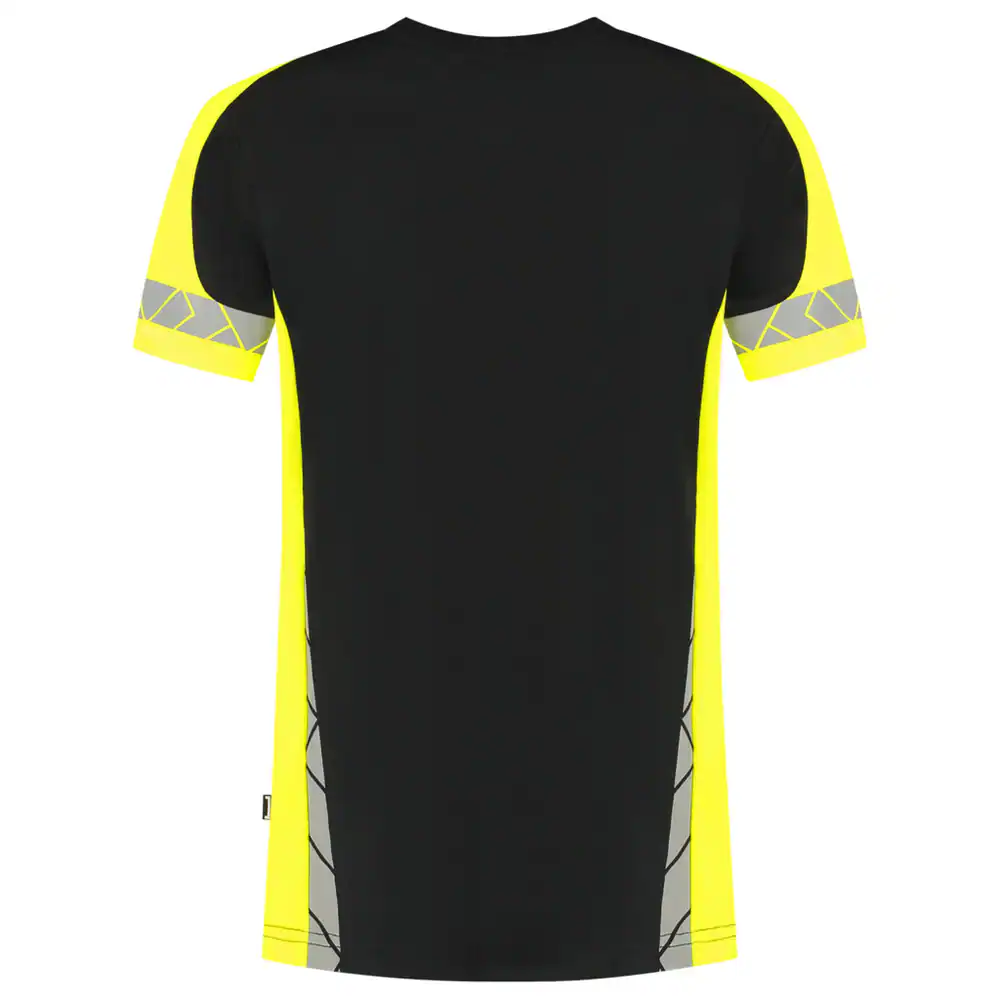 T-Shirt Reflective Redefined Zwart/Fluo-Geel