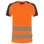 T-Shirt Visibility Redefined Fluo Oranje/Ink