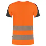T-Shirt Visibility Redefined Fluo Oranje/Ink