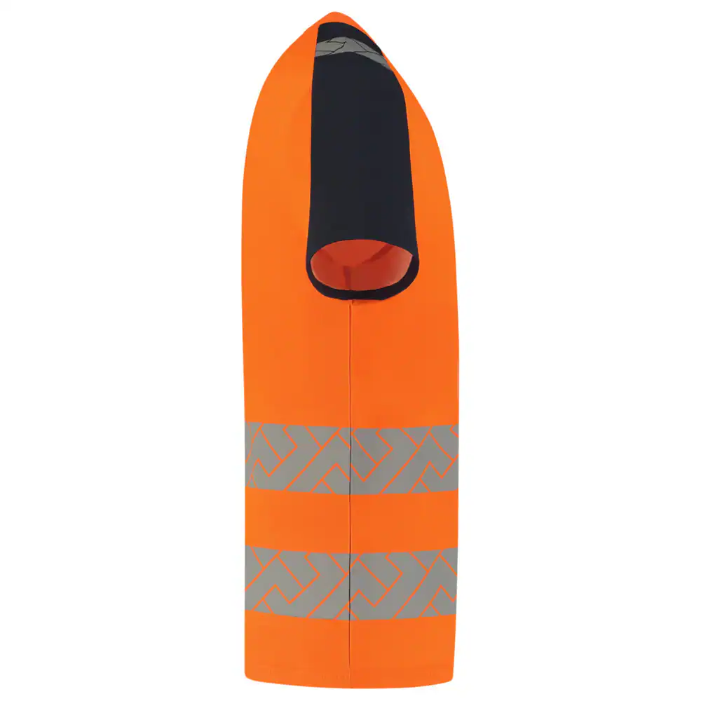 T-Shirt Visibility Redefined Fluo Oranje/Ink
