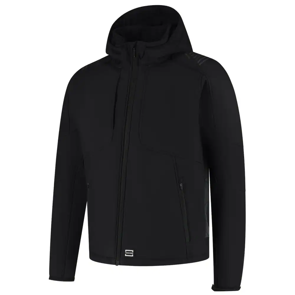 Winter Softshell Jas met Kap Redefined Zwart