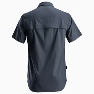 8520 Overhemd met Korte Mouwen Marineblauw