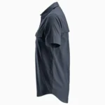 8520 Overhemd met Korte Mouwen Marineblauw