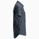 8520 Overhemd met Korte Mouwen Marineblauw