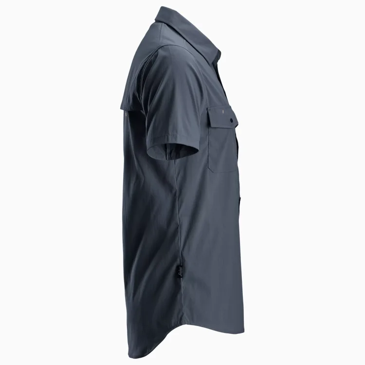 8520 Overhemd met Korte Mouwen Marineblauw