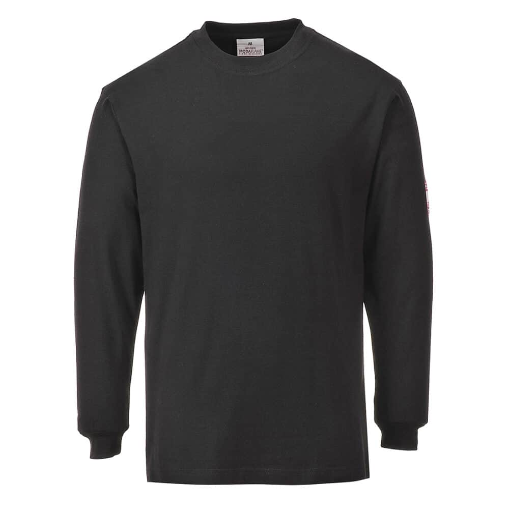FR11 Vlamvertragende T-shirt Zwart