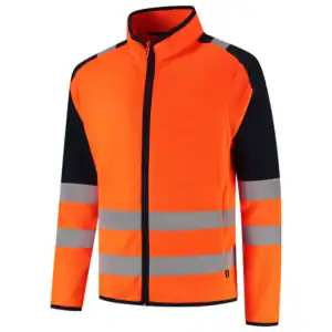 Fleecejack High Vis Redefined Fluo-Oranje/Ink