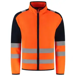 Fleecejack High Vis Redefined Fluo-Oranje/Ink