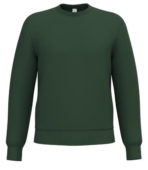IB400 Unisex Sweater Ronde Hals Forest Green